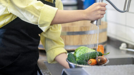 agua tratada alimentos